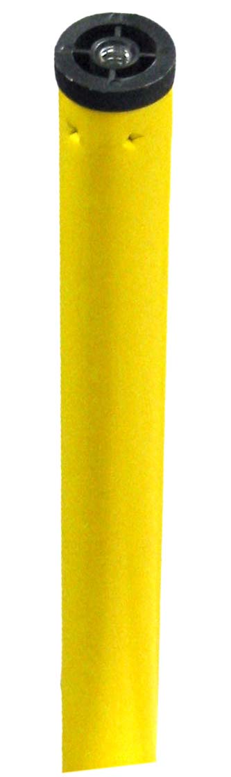 (image for) TM 0003 60" x 1 1/8" - Plastic Coated Screw Flat Mop Handle, Case of 12